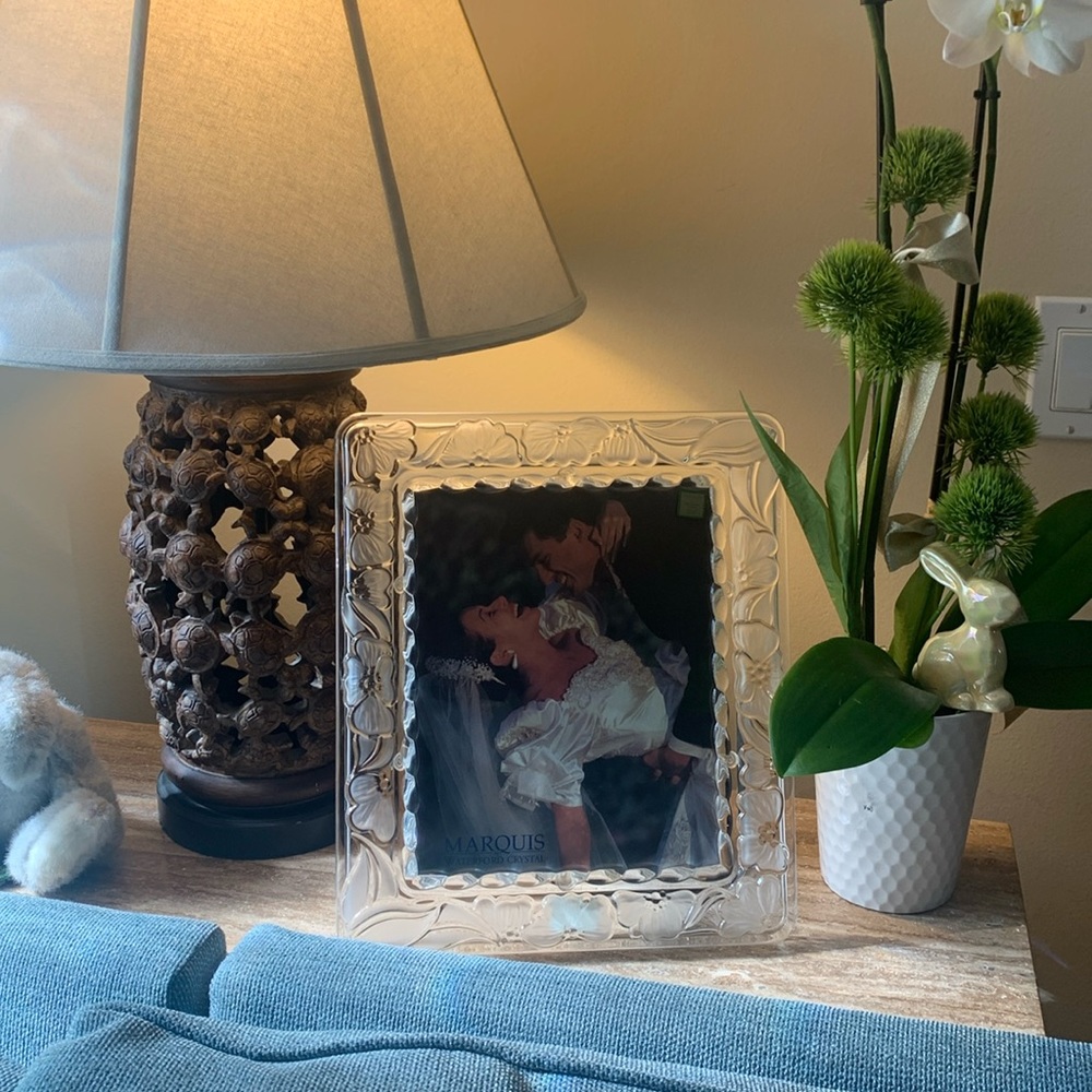8 x 10 Marquis Waterford Crystal floral frame